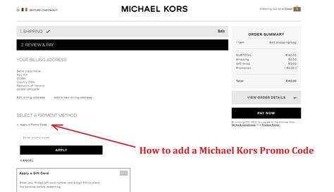 codice promozionale michael kors